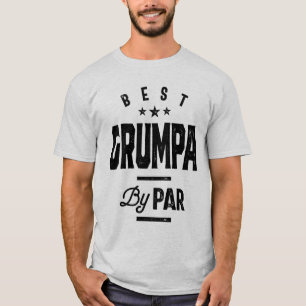 T-shirt Mens Fête des pères Best Grumpa By Par Funny Golf