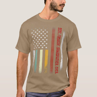 T-shirt Mens Fête des pères Cadeau Tee Best Freakin Grandf