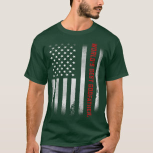 T-shirt Mens Fête des pères Cadeau Tee Meilleur Parrain du