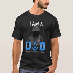 T-shirt Mens Fête des pères Masonic Papa Freemason Oath No