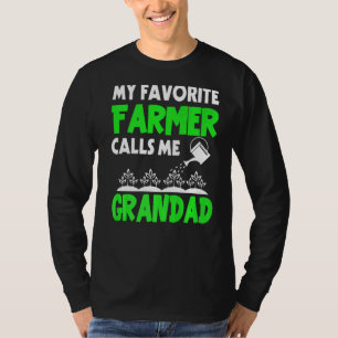 T-shirt Mens Fête des pères Mon Agriculteur Préféré M'Appe