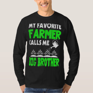T-shirt Mens Fête des pères Mon Fermier Favori M'Appelle G