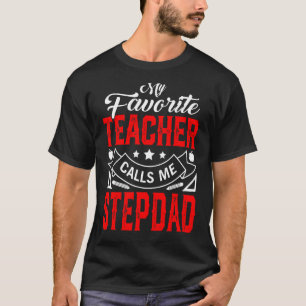 T-shirt Mens Fête des pères Mon Professeur Favori M'Appell