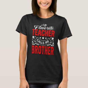 T-shirt Mens Fête des pères Mon Professeur Préféré M'Appel
