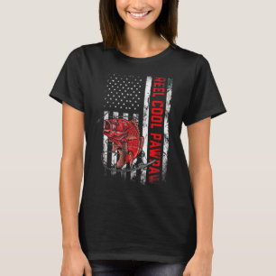 T-shirt Mens Fête des pères Reel Cool Pawpaw Fish American