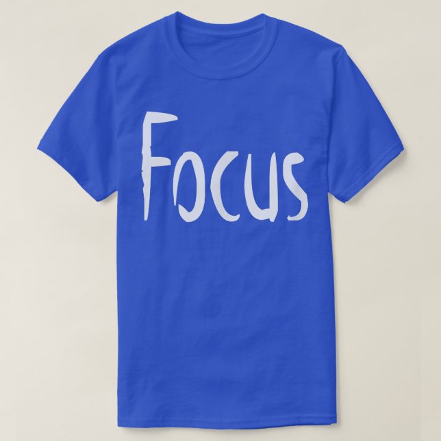 T-shirt Mens FOCUS Fitness Fitness entraînement Bodybuildi (Design devant)