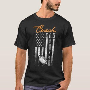 T-shirt Mens Football Entraîneur Papa Comme Un Papa Normal