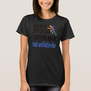 T-shirt Mens Fou Pier Piste Et Frère De Terrain Piste Bro