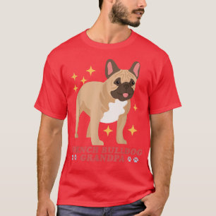 T-shirt Mens French Bulldog Grand-père propriétaire de chi