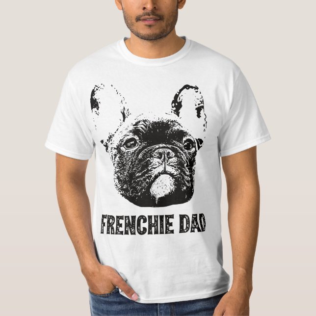 T-shirt Mens Frenchie Dad - French Bulldog Dad  (Devant)