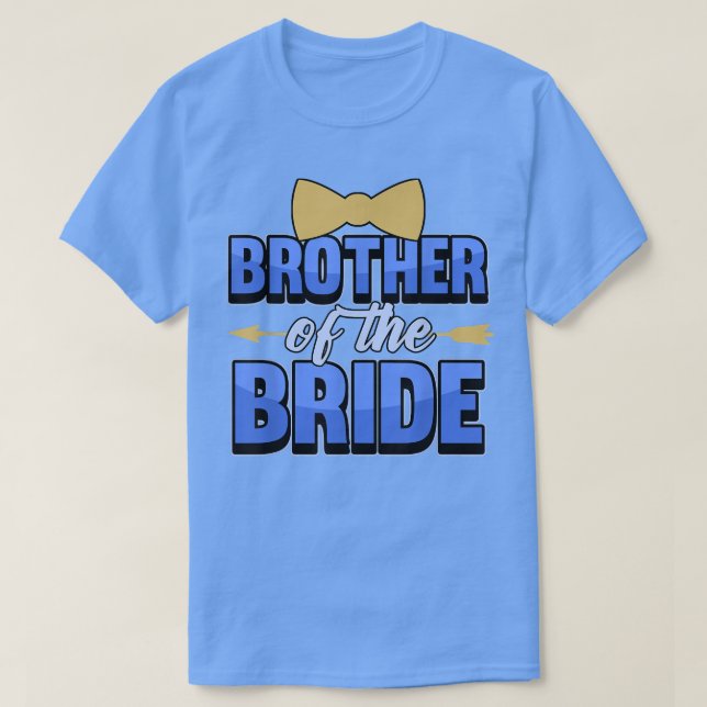 T-shirt Mens Frère de la mariée (Design devant)
