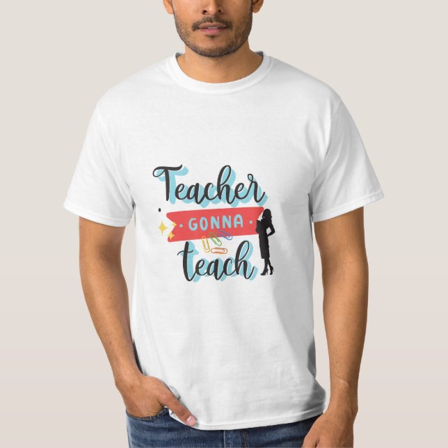 T-shirt mens fun enseignant aspiration spéciale chemise (Devant)