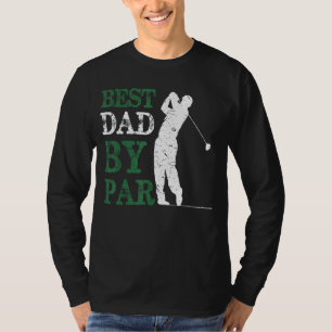 T-shirt Mens Funky Fête des pères Best Papa By Par Golf
