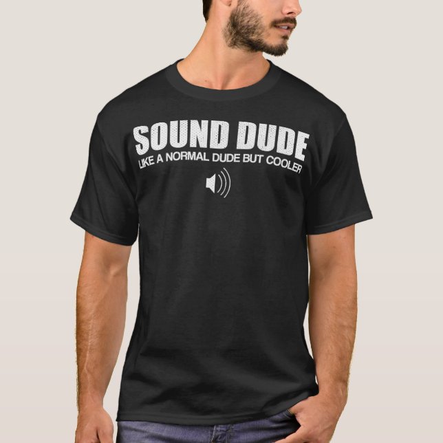 T-shirt Mens Funny Audio Engineer  (Devant)