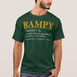 T-shirt Mens Funny BAMPY définition Fathers day