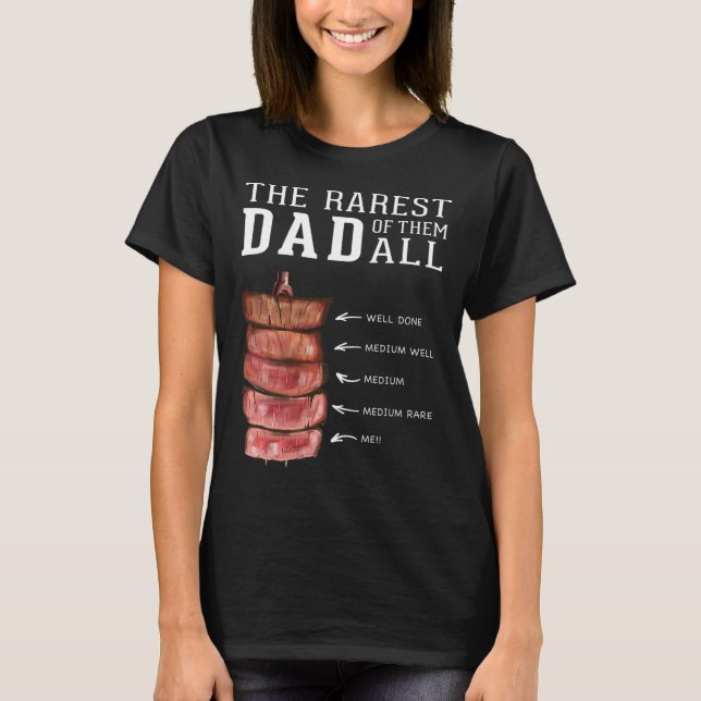 T-shirt Mens Funny Bbq Rarest Best Dad Grill Barbecue Fath (Devant)