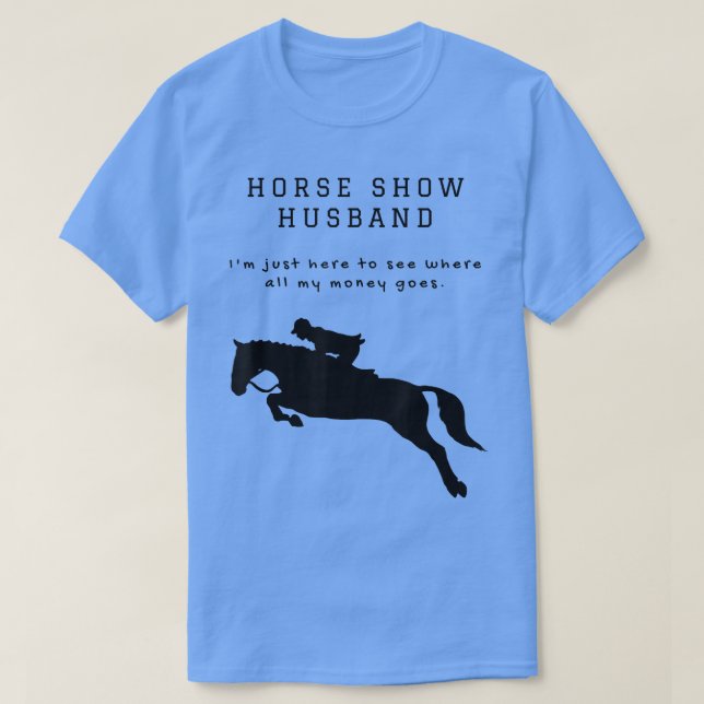 T-shirt Mens Funny Cheval Show Mari Pour Hunter Jumper Ev (Design devant)