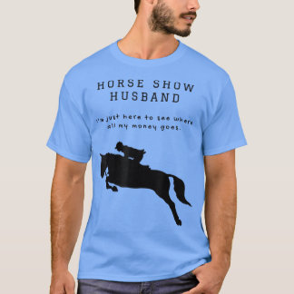 T-shirt Mens Funny Cheval Show Mari Pour Hunter Jumper Ev