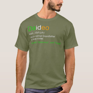 T-shirt Mens Funny Daideo Irlande Grand-père Grand-père 