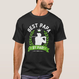 T-shirt Mens Funny Fête des pères Best Papa By Par Golf Lo