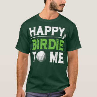 T-shirt Mens Funny Golf Papa Dit Heureux Birdie À Moi Cool