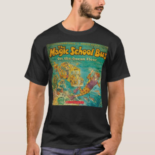 T-shirt Mens Funny Magic Cartoons École Bus Enfants Cadeau