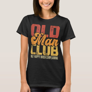 T-shirt Mens Funny Old Man Club JokeMens Senior Citizen