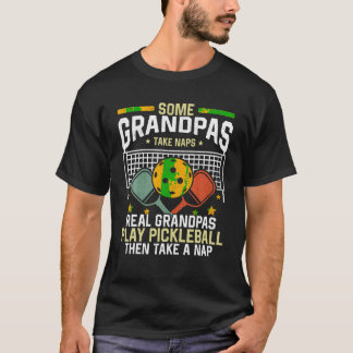 T-shirt Mens Funny Pickleball Design pour Hommes Grand-pa 