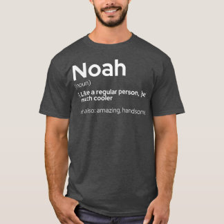 T-shirt Mens Funny Prénom personnalisé Noah