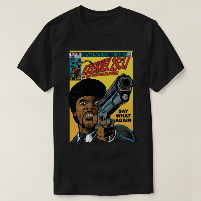 T-shirt Mens Funny Pulp Film Ficiton Gift For Everyone (Design devant)