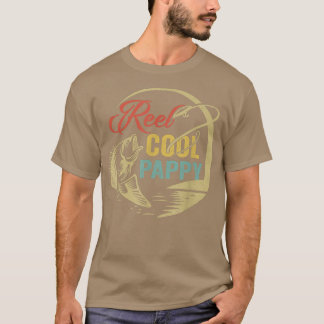 T-shirt Mens Funny Reel Cool Pappy Love Pêche 