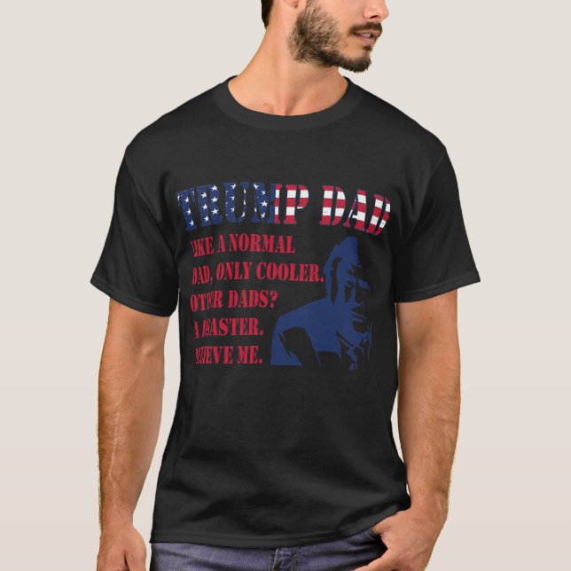 T-shirt Mens Funny Trump papa Fête des pères Pro Trump (Devant)