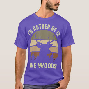 T-shirt Mens Funny Vintage Camper Id Plutôt Être Dans Le B