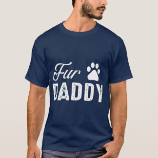 T-shirt Mens Fur Daddy Cool pour Amoureux de les chiens
