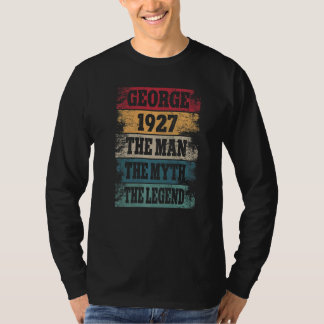 T-shirt Mens George 1927 95 Ans 95e anniversaire Décoratio