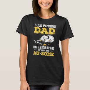 T-shirt Mens Gold Panning Gold Prospecteurs Gold Miner Cre