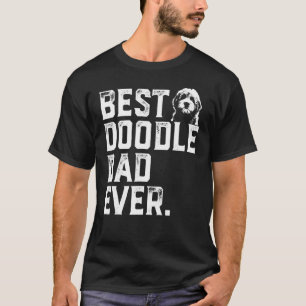 T-shirt Mens Goldendoodle Papa Meilleur Doodle Papa Jamais