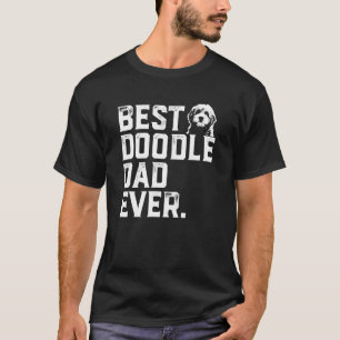 T-shirt Mens Goldendoodle Papa Meilleur Doodle Papa Jamais