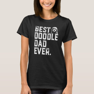 T-shirt Mens Goldendoodle Papa Meilleur Doodle Papa Jamais