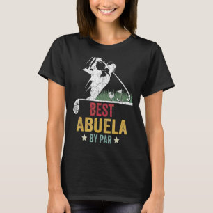 T-shirt Mens Golf Best Abuela Par Par Grand-Père Golfeur P