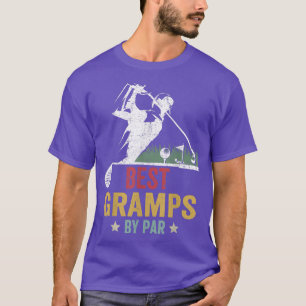 T-shirt Mens Golf Best Gramps Par Par Daddy Golfer Père
