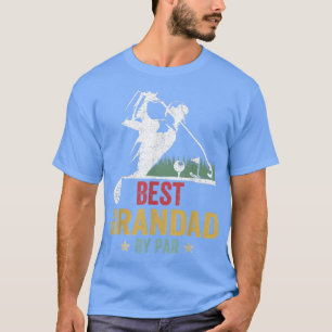T-shirt Mens Golf Best Grand Grand Par Par Par Daddy Golfe