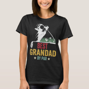 T-shirt Mens Golf Best Grand Grand Par Par Par Daddy Golfe
