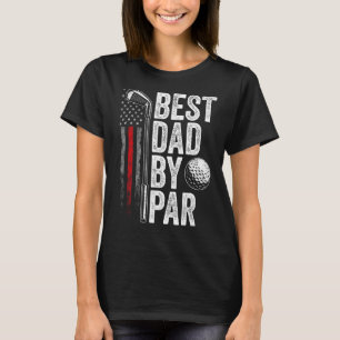 T-shirt Mens Golf Best Papa Par Par Par Daddy Golfer Ameri
