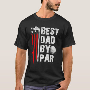 T-shirt Mens Golf Best Papa Par Par Par Daddy Golfer Ameri
