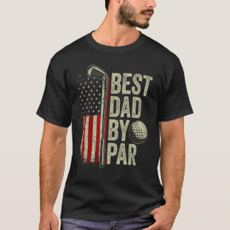T-shirt Mens Golf Best Papa Par Par Par Daddy Golfer Ameri