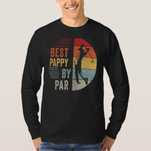 T-shirt Mens Golf Best Pappy Par Par Par Grand-pa Golfer P