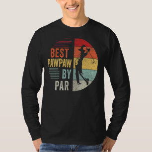 T-shirt Mens Golf Best Pawpaw Par Par Grand-Père Golfeur P