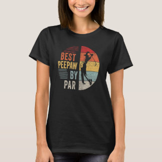 T-shirt Mens Golf Best Peepaw Par Par Grand-Père Golfeur P