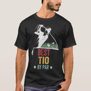 T-shirt Mens Golf Best Tio Par Par Par Daddy Golfer Père's
